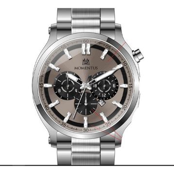 Momentus CC296S-06SS Gümüş Erkek Kol Saati