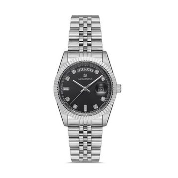 Momentus SW137S-04SS Gri Kadın Kol Saati