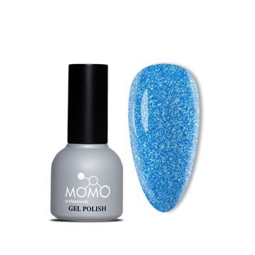 Momo D008 Mavi 10 ml Disko Kalıcı Oje