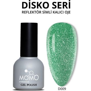 Momo D009 Yeşil 10 ml Disko Kalıcı Oje