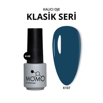Momo K107 Koyu Petrol Mavisi 4 ml Kalıcı Oje