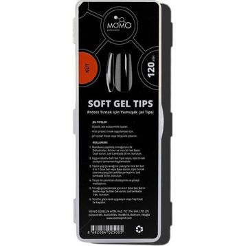 Momo Professional 120 Adet Küt Tırnak Soft Gel Tips