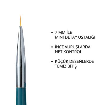 Momo Professional 7 mm Kalıcı Oje Fırçası Kıl Ucu