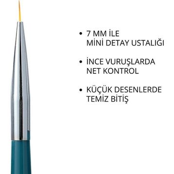 Momo Professional 7 mm Kalıcı Oje Fırçası Kıl Ucu
