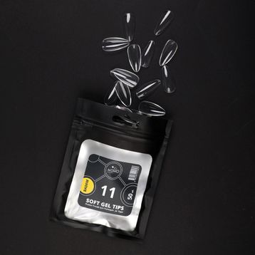 Momo Professional Badem No: 11 Tek Boy 50'li Yedek Paket Soft Jel Tips
