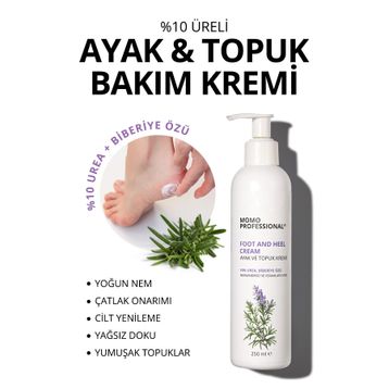 Momo Professional Biberiye Özlü Yoğun Nemlendirici 250 ml Ayak ve Topuk Kremi