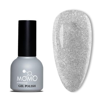Momo Professional Disko D001 Gümüş 10 ml Reflective Flash Gel Polish Kalıcı Oje