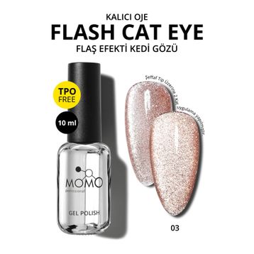 Momo Professional Flash Cat Eye No: 03 10 ml Kalıcı Oje