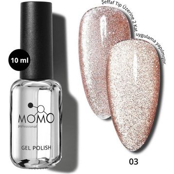 Momo Professional Flash Cat Eye No: 03 10 ml Kalıcı Oje