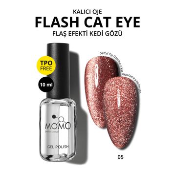 Momo Professional Flash Cat Eye No: 05 10 ml Kalıcı Oje