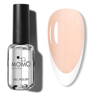Momo Professional French Cover Rubber Base Coat FC06 Açık Bej 10 ml Kalıcı Oje