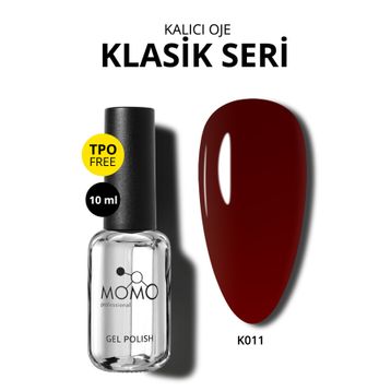 Momo Professional K011 Vişne Bordo 10 ml Kalıcı Oje