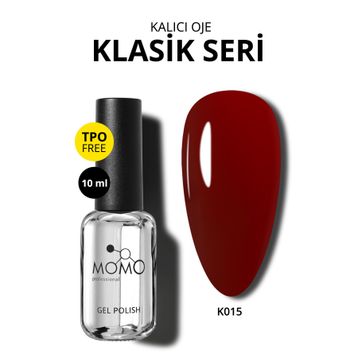 Momo Professional K015 Bordo 10 ml Kalıcı Oje