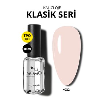Momo Professional K032 Açık Pudra 10 ml Kalıcı Oje