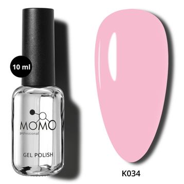 Momo Professional K034 Pudra Pembe 10 ml Kalıcı Oje