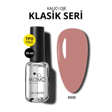 Momo Professional K035 Gül Kurusu 10 ml Kalıcı Oje