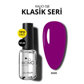 Momo Professional K049 Eflatun 10 ml Kalıcı Oje