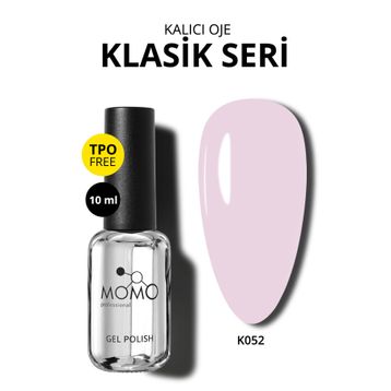 Momo Professional K052 Nude Lila 10 ml Kalıcı Oje