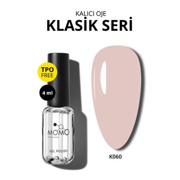 Momo Professional K060 Açık Ten Rengi 4 ml Kalıcı Oje