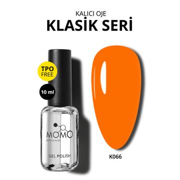 Momo Professional K066 Turuncu 10 ml Kalıcı Oje