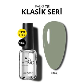 Momo Professional K076 Açık Haki 10 ml Kalıcı Oje