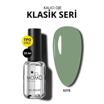 Momo Professional K078 Kaktüs Yeşili 10 ml Kalıcı Oje