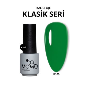 Momo Professional K100 Zümrüt Yeşili 4 ml Kalıcı Oje