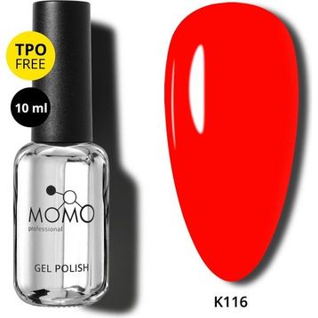 Momo Professional K116 Alev Kırmızı 10 ml Kalıcı Oje