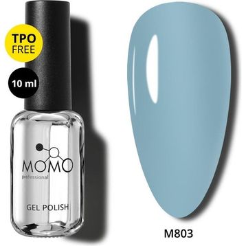 Momo Professional M803 Dumanlı Porselen Mavisi 10 ml Kalıcı Oje