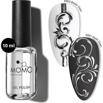 Momo Professional Milky Top Coat 10 ml Kalıcı Oje
