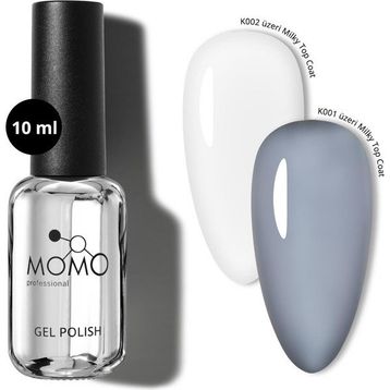 Momo Professional Milky Top Coat 10 ml Kalıcı Oje