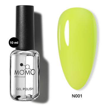 Momo Professional N001 Neon Sarı 10 ml Kalıcı Oje