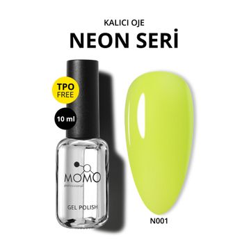 Momo Professional N001 Neon Sarı 10 ml Kalıcı Oje