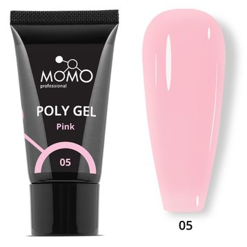 Momo Professional No: 05 Protez Tırnak Pembe 30 gr Poli Jel