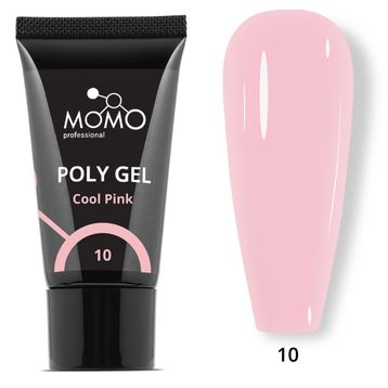 Momo Professional No: 10 Protez Tırnak Soğuk Pembe 30 gr Poli Jel