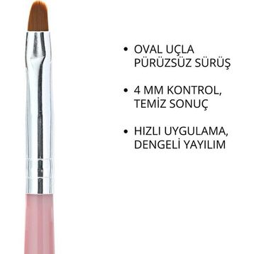 Momo Professional No: 4 Protez Tırnak Jel Fırçası