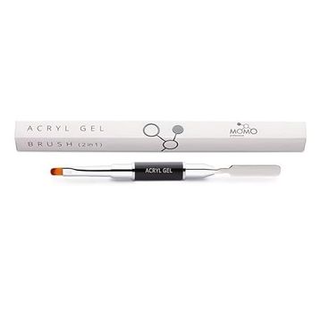 Momo Professional No: 6 Çift Taraflı Spatula ve Akril Jel Fırçası