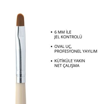 Momo Professional No: 6 Protez Tırnak Jel Fırçası