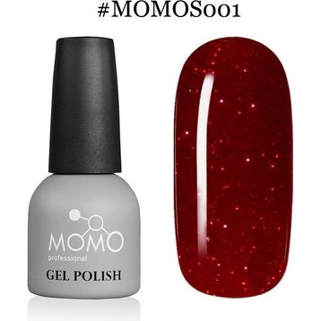 Momo Professional S001 Simli Koyu Kırmızı 14 ml Kalıcı Oje