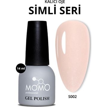Momo Professional S002 Gümüş Simli Fil Dişi 14 ml Kalıcı Oje