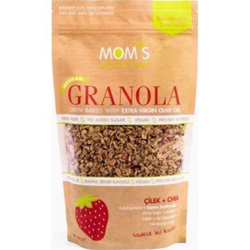 Mom's Granola Çilek ve Chia Tohumlu Müsli 360 g
