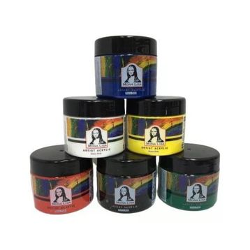 Mona Lisa Primary Colors 6x125 ml Mona Lisa Artist Chalky Akrilik