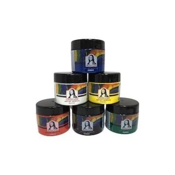 Mona Lisa Primary Colors 6x125 ml Mona Lisa Artist Chalky Akrilik