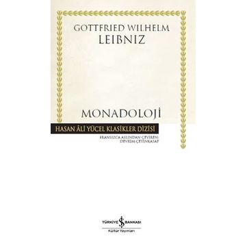 MONADOLOJI - GOTTFRIED WILHELM LEIBNIZ