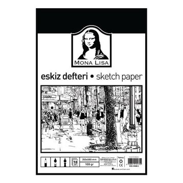 Monalisa 35x50 100 gr 10 Yaprak Eskiz Kağıdı