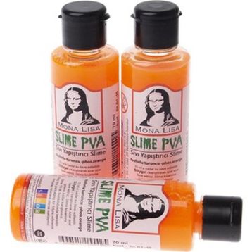 Monalisa 7O ML Fosforlu Turuncu 12'li Sıvı Yapıştırıcı Slime