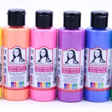 Monalisa Multi 6x70 ml Akrilik Fosforlu Set