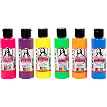 Monalisa Multi 6x70 ml Akrilik Fosforlu Set