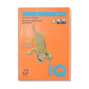 Mondi IQ Renkli 80 gr A4 500'lü Yoğun Turuncu Fotokopi Kağıdı