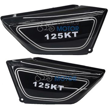 Mondial 125 KT Yan Takımı Siyah Kapak